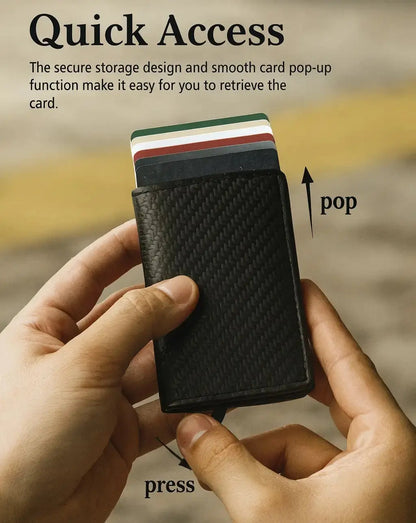 Slim anti-theft wallet